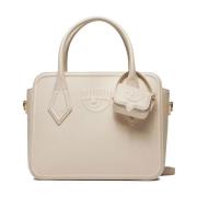 032 Borsa - Stijlvolle Tas Chiara Ferragni Collection , Beige , Dames