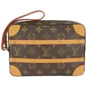 Tweedehands Canvas LV Tassen, Gemaakt in Frankrijk Louis Vuitton Vinta...