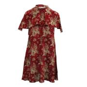 Pre-owned Silk dresses Valentino Vintage , Red , Dames