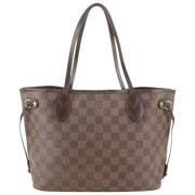 Tweedehands Canvas LV Tassen Louis Vuitton Vintage , Brown , Dames