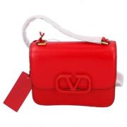 Voldoende lederen handtassen Valentino Vintage , Red , Dames