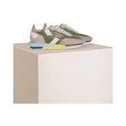 Groene Appel Sneaker met Unieke Stiksels en Brede Zool Ghoud , Multico...