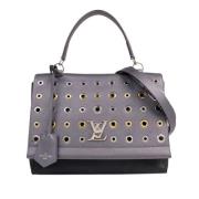 Pre-owned Leather louis-vuitton-bags Louis Vuitton Vintage , Gray , Da...