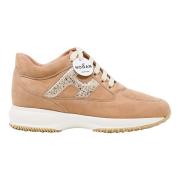 Hoogwaardige sneakers voor vrouwen Hogan , Beige , Dames