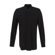 Snap Kraag Faun Shirt Rick Owens , Black , Heren