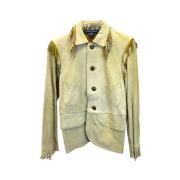 Pre-owned Leather tops Ralph Lauren Pre-owned , Beige , Dames