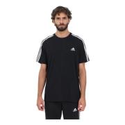 Zwart Performance T-shirt voor heren Adidas , Black , Heren