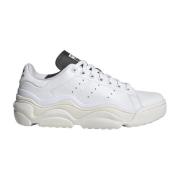 Witte Leren Sneakers voor Vrouwen Adidas , White , Dames