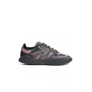 Sportieve Sneakers met Geometrische Print Adidas , Gray , Heren