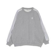 Sporty Marled Crewneck Sweatshirt Adidas , Gray , Dames