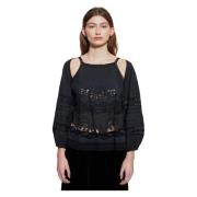 Blouses Antik Batik , Black , Dames