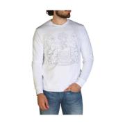 Sweatshirt fai001 Aquascutum , White , Heren