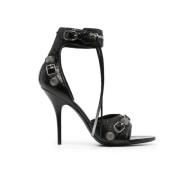 High Heel Sandals Balenciaga , Black , Dames