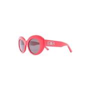 Sunglasses Bb0235S Balenciaga , Red , Dames
