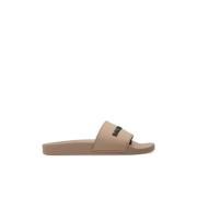 Pool Slide Sandals Balenciaga , Beige , Dames