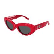 Sunglasses Bb0236S Balenciaga , Red , Dames