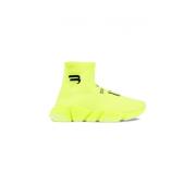 Vibrant Yellow Speed Soccer Sneakers voor Dames Balenciaga , Yellow , ...
