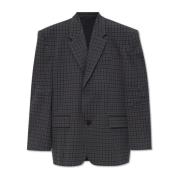 Oversized blazer Balenciaga , Gray , Dames