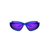 Blauwe zonnebril voor vrouwen Balenciaga , Blue , Dames