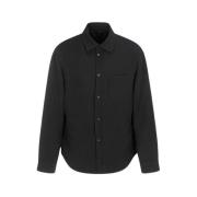 Wollen Gabardine Unisex Vest Balenciaga , Black , Heren