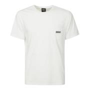 Radok Zak T-shirt, Wit Katoenen Heren Barbour , White , Heren