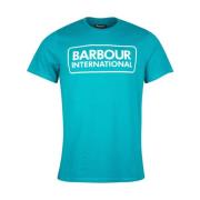 Groot Logo T-Shirt Barbour , Green , Heren