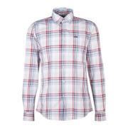 Rode Highland Check Overhemd Barbour , Multicolor , Heren