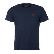 Sports T-Shirt in Navy Barbour , Blue , Heren