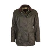 Winter Jackets Barbour , Green , Dames