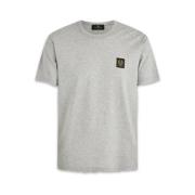 Klassiek Kortemouw Katoenen T-Shirt Belstaff , Gray , Heren
