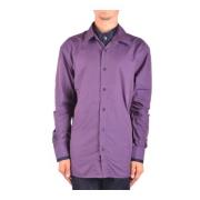 Overhemd Bikkembergs , Purple , Heren