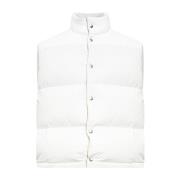 Vest met opstaande kraag Bottega Veneta , White , Heren