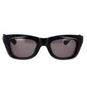 Rechthoekige zonnebril Bv1183S 001 Bottega Veneta , Black , Unisex