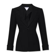 Blazer met zakken Bottega Veneta , Black , Dames