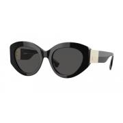 Stijlvolle zonnebril voor vrouwen Burberry , Black , Dames