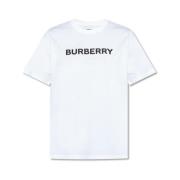 T-shirt met logoprint Burberry , White , Dames