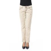 Slim Fit Jeans Byblos , Beige , Dames