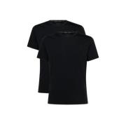 Moderne Katoen Crewneck T-Shirt Calvin Klein , Black , Heren