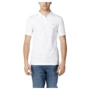 Verfijnde Pique Slim Polo Shirt Calvin Klein , White , Heren