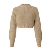 Chunky Beige Sweater Calvin Klein , Beige , Dames
