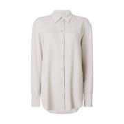 Ivory Gerecyclede CDC Relaxte Shirt Calvin Klein , Beige , Dames