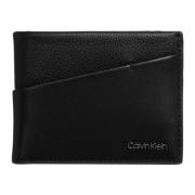 Leren Portemonnee Calvin Klein , Black , Heren