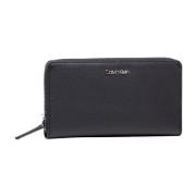 Stijlvolle Dames Portemonnees Kaarthouders Calvin Klein , Black , Dame...