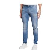 Casual Stone Washed Skinny Jeans Calvin Klein , Blue , Heren