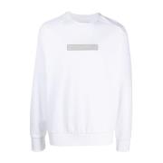 Witte Truien - Klassieke Collectie Calvin Klein , White , Heren