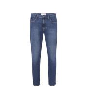 Slim-fit Jeans in Medium Blauw Denim Calvin Klein , Blue , Heren