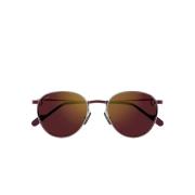 Elegante ovale zonnebril met spiegelglazen Cartier , Red , Dames