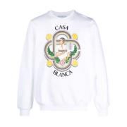 Organisch katoenen sweatshirt met grafische print Casablanca , White ,...