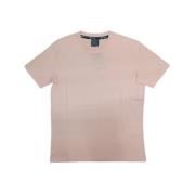 Camiseta klein afgezwakt logo tee Champion , Pink , Dames