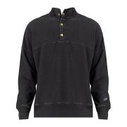 Sweatshirt Champion , Black , Heren